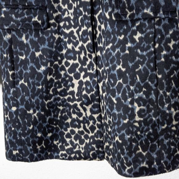 NEW Ann Taylor LOFT Women’s Coat Mobwife Animal Print High Stakes Luxe Size L - Picture 5 of 13